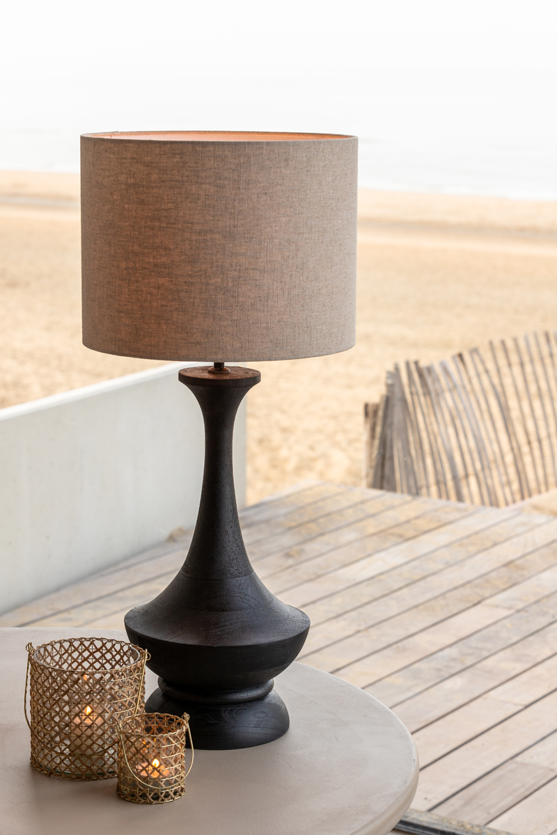 Light & Living Lampenfuß NICOLO 28x55cm Holz schwarz