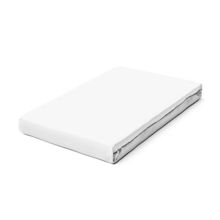Schlafgut Pure Spannbettlaken ca. 120x200-130x220cm in Farbe Full-White