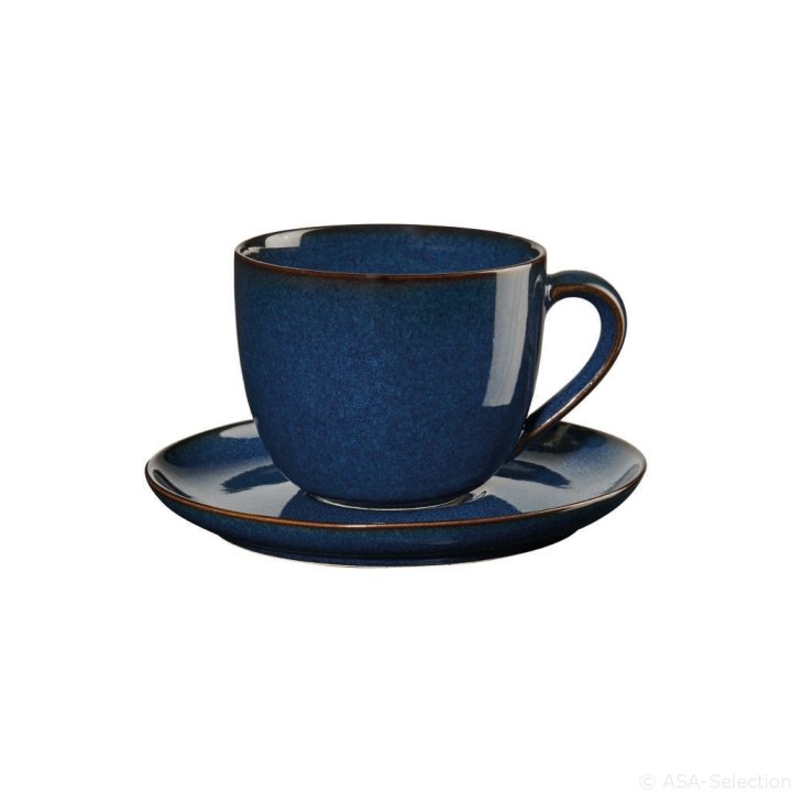 ASA Selection Cappuccinotasse Saisons in Farbe blau