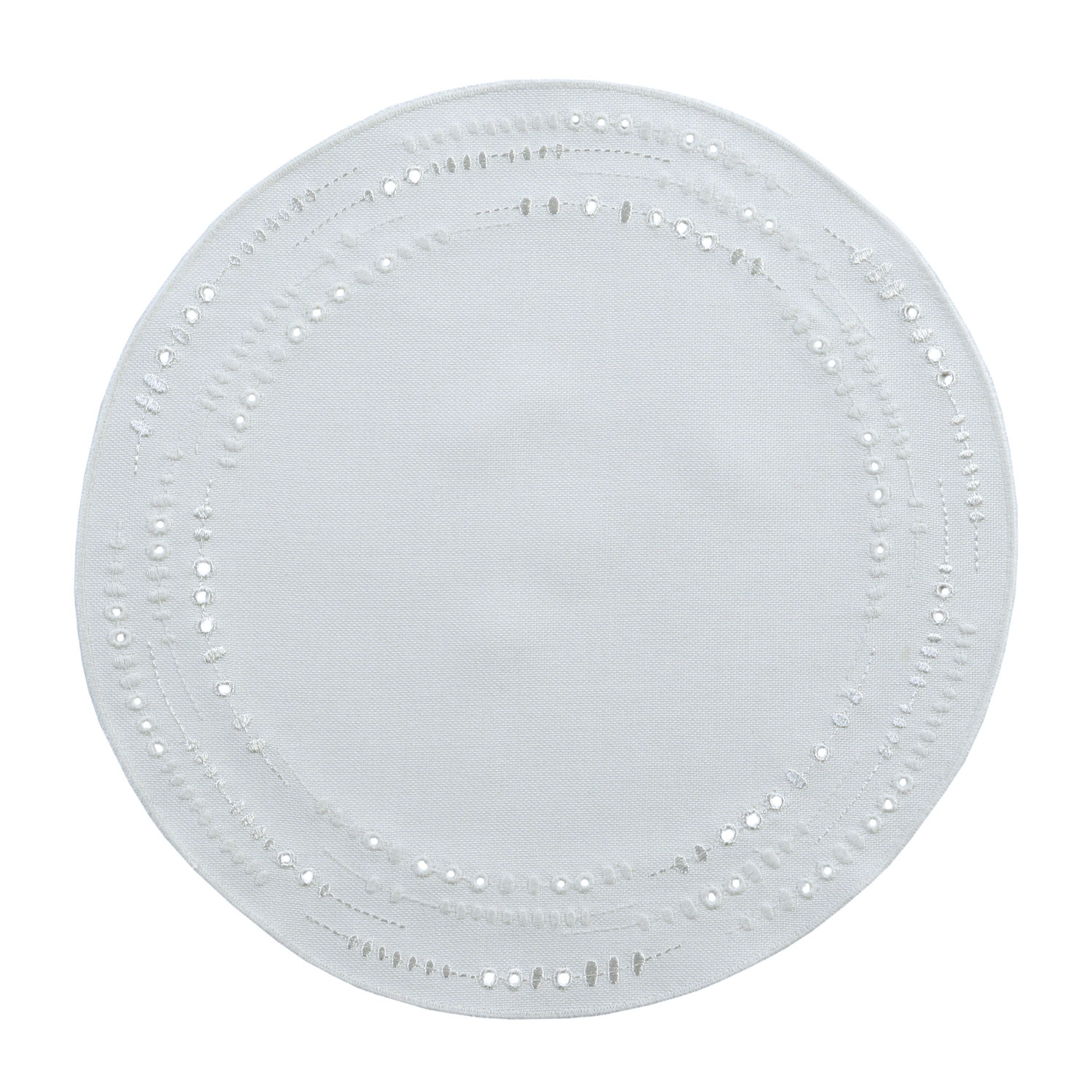 Sander Aufleger PERLINA ca. 28cm in Farbe ecru