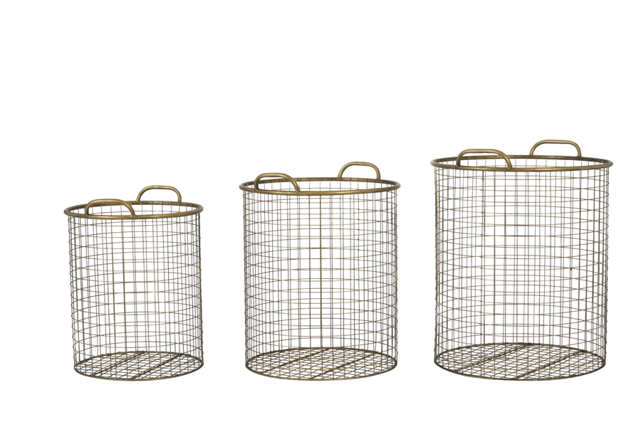 Light & Living Korb PERLIS in Bronze