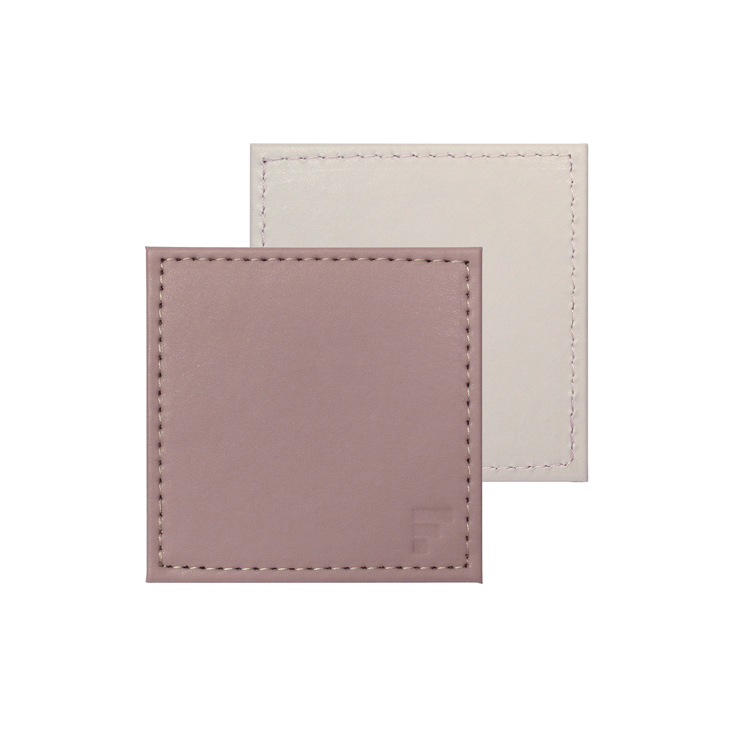 Profino DUO - Untersetzer Altrosa/Stein, 4er Set Untersetzer, 4er Set, 10x10cm