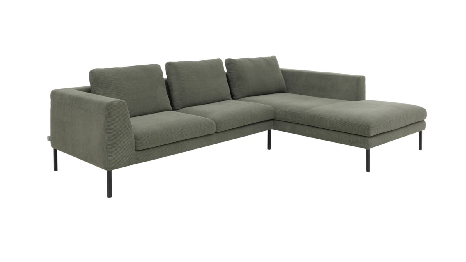 Roomio Eckkombination NO. 4101 ca. 301x201cm in Stoff Feincord olive Roomio Eckkombination NO. 4101 ca. 301x201cm in Stoff Feincord olive