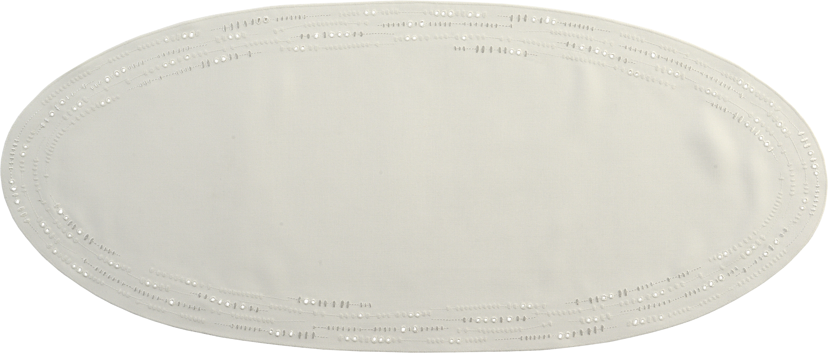 Sander Tischläufer PERLINA ca. 36x88cm in Farbe ecru, tischdecke, spitze, creme, baumwolle, beige