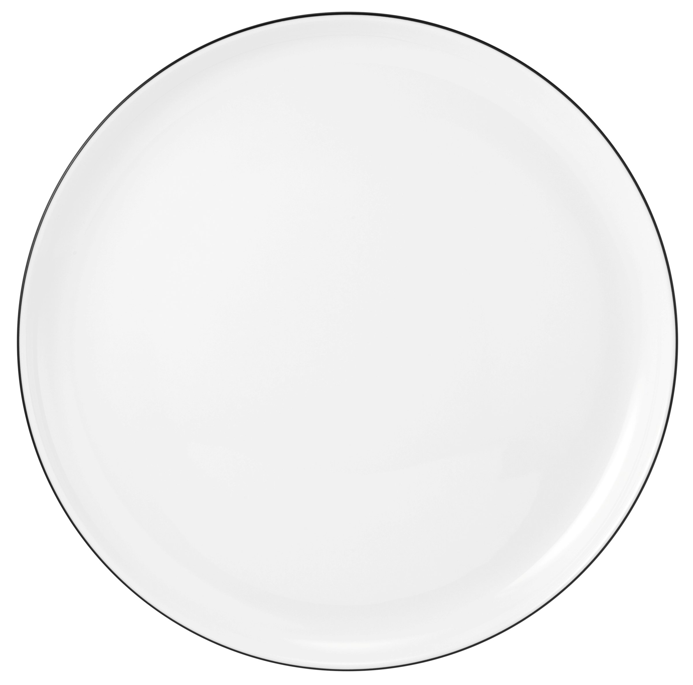 Seltmann Weiden Speiseteller rund 26 cm Lido 10826 Black Line 