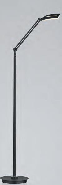 B-Leuchten LED-Stehleuchte EVOLO in schwarz, Lampe