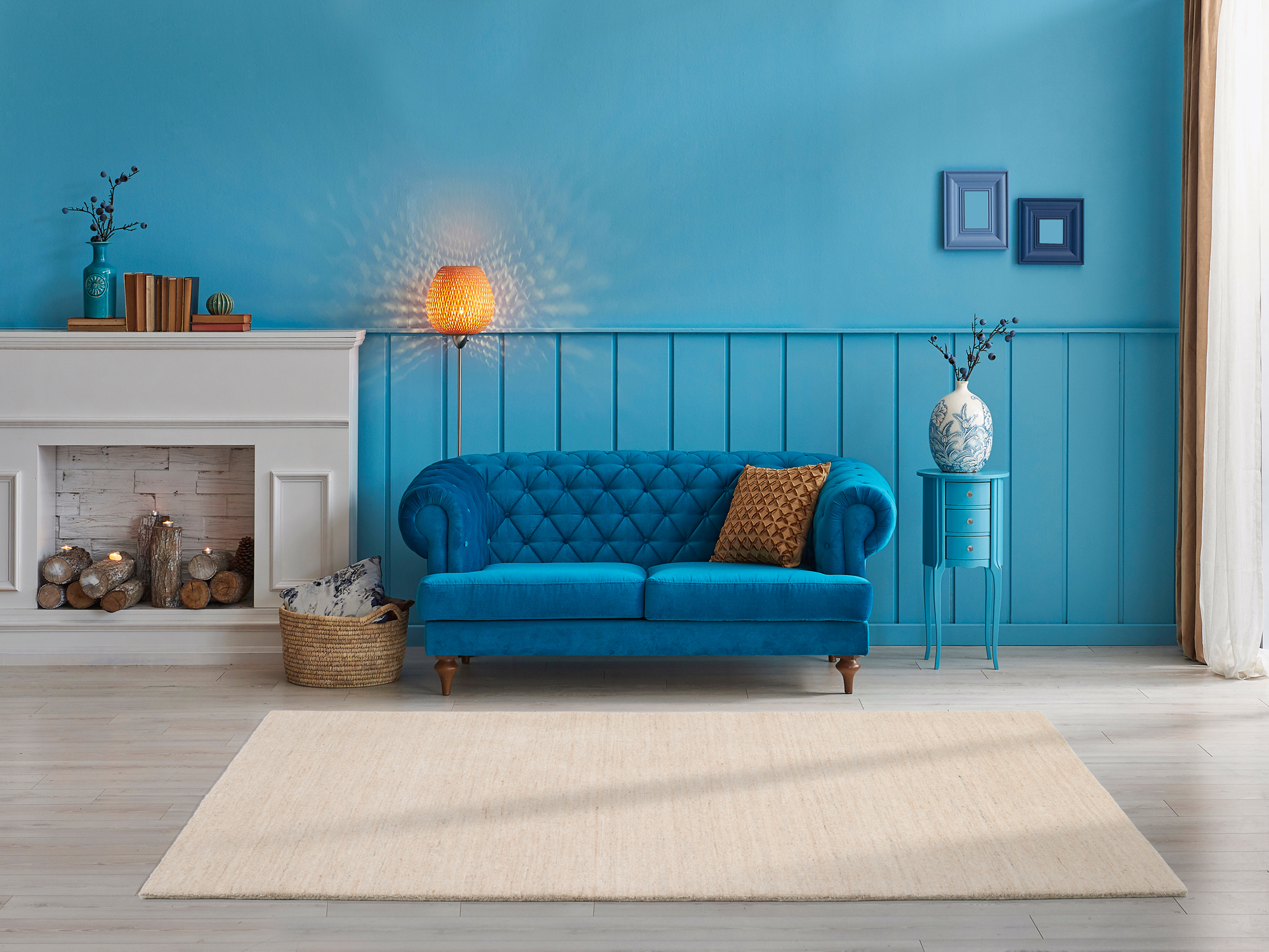 OCI Wollteppich ca. 140x200cm in Farbe beige-mix