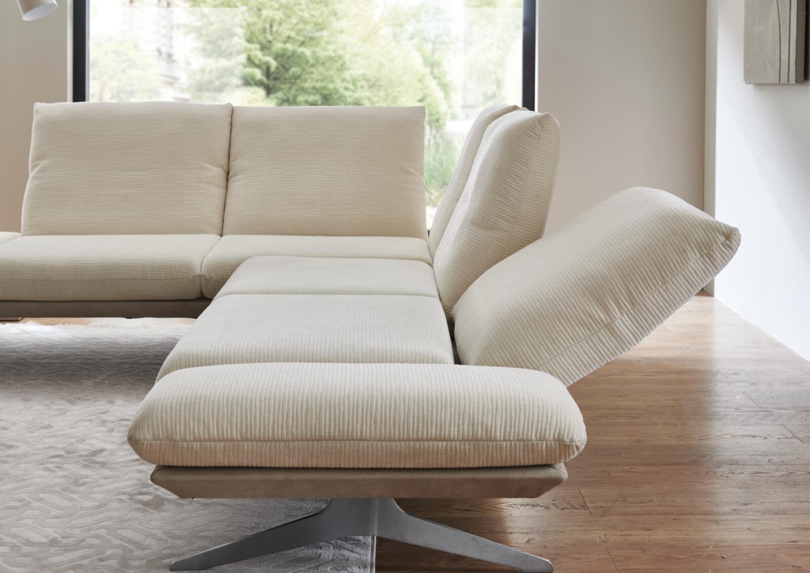 Koinor Polstergruppe ELEMENTS ca. 209x277cm in Stoff Empire beige