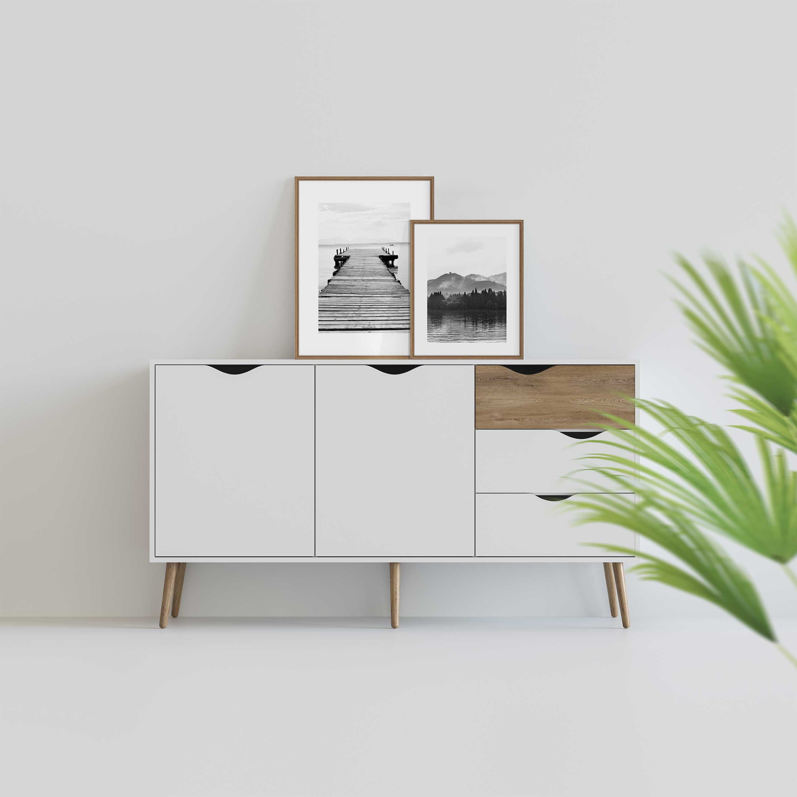 Accent by Nielsen Holz Bilderrahmen Linus ca. 20x20cm in Farbe Dark Grey