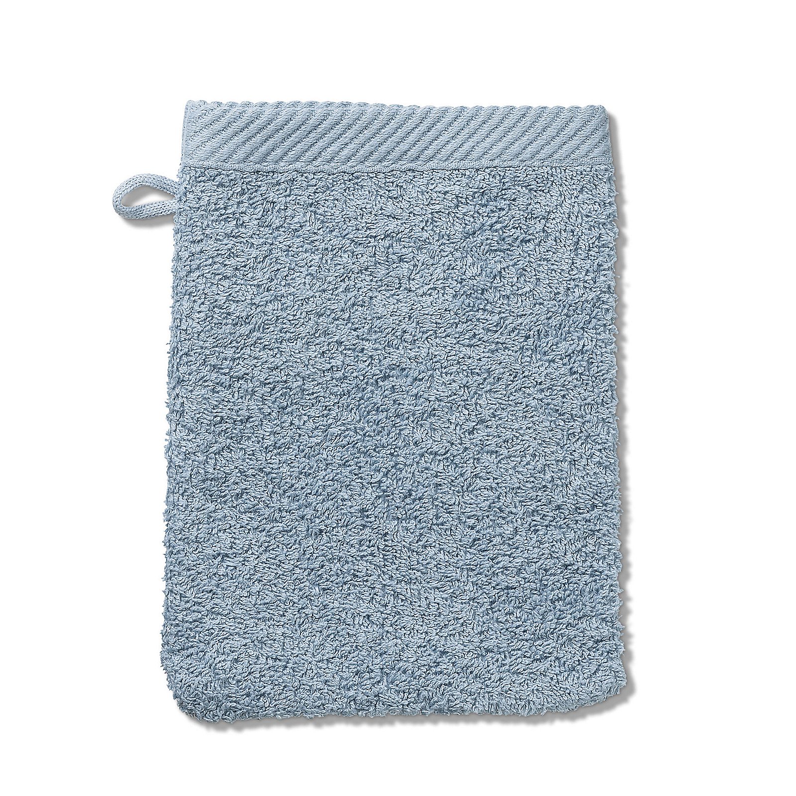 Kela Waschhandschuh LADESSA in Farbe Frostblau, handtuch, weich, turkis, Schlaufenpelotte, Loop-Pile