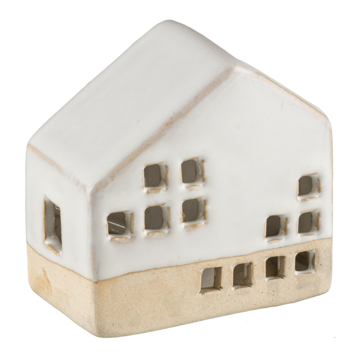 Gasper Keramik Haus in Farbe Hellgrau, Adapter, Elektronik, Postfach