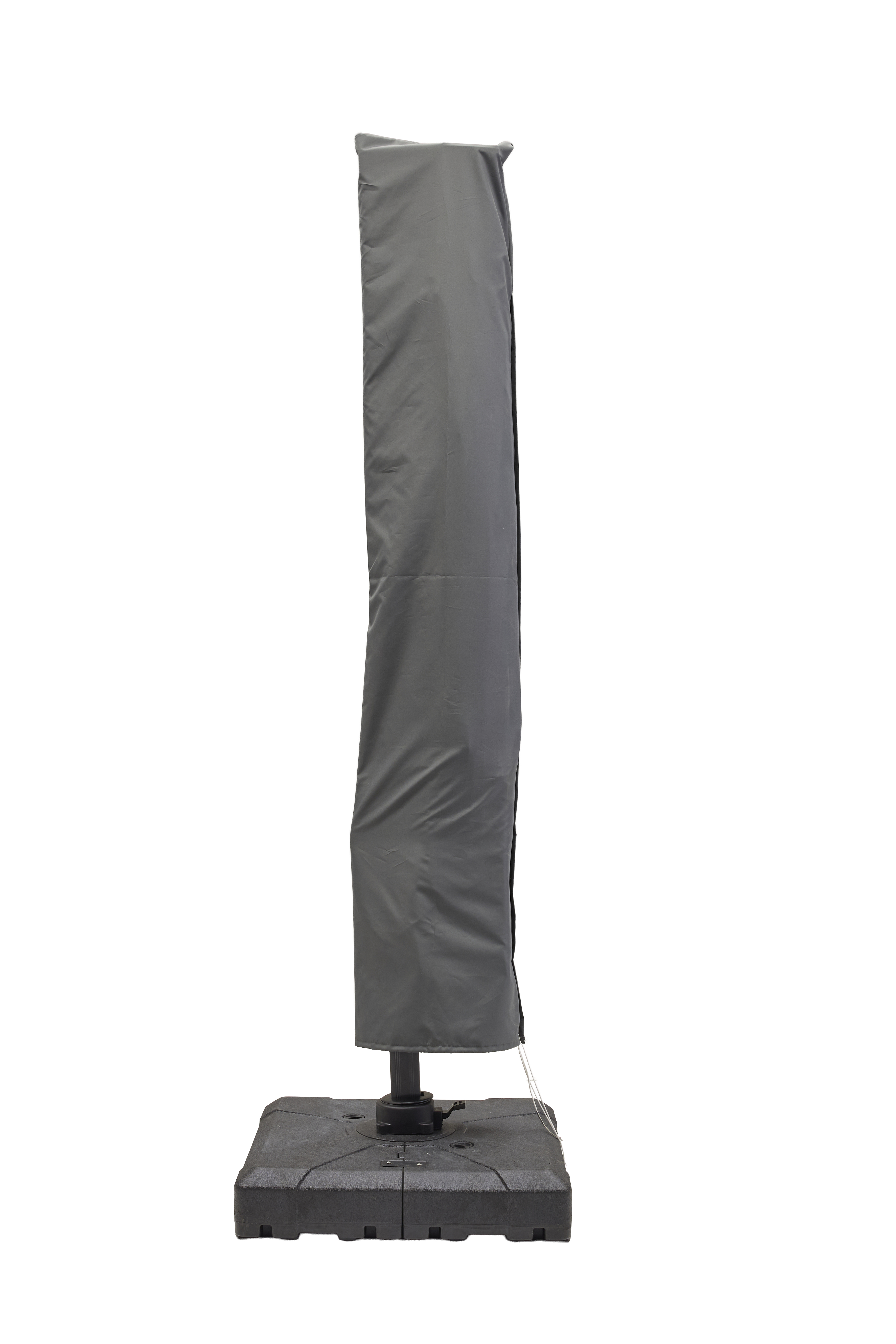 L.C. Wholesaler Ampelschirm NAPOLI mit Bespannung in Polyester grau/Gestell Aluminium anthrazit Ampelschirm in Grau
