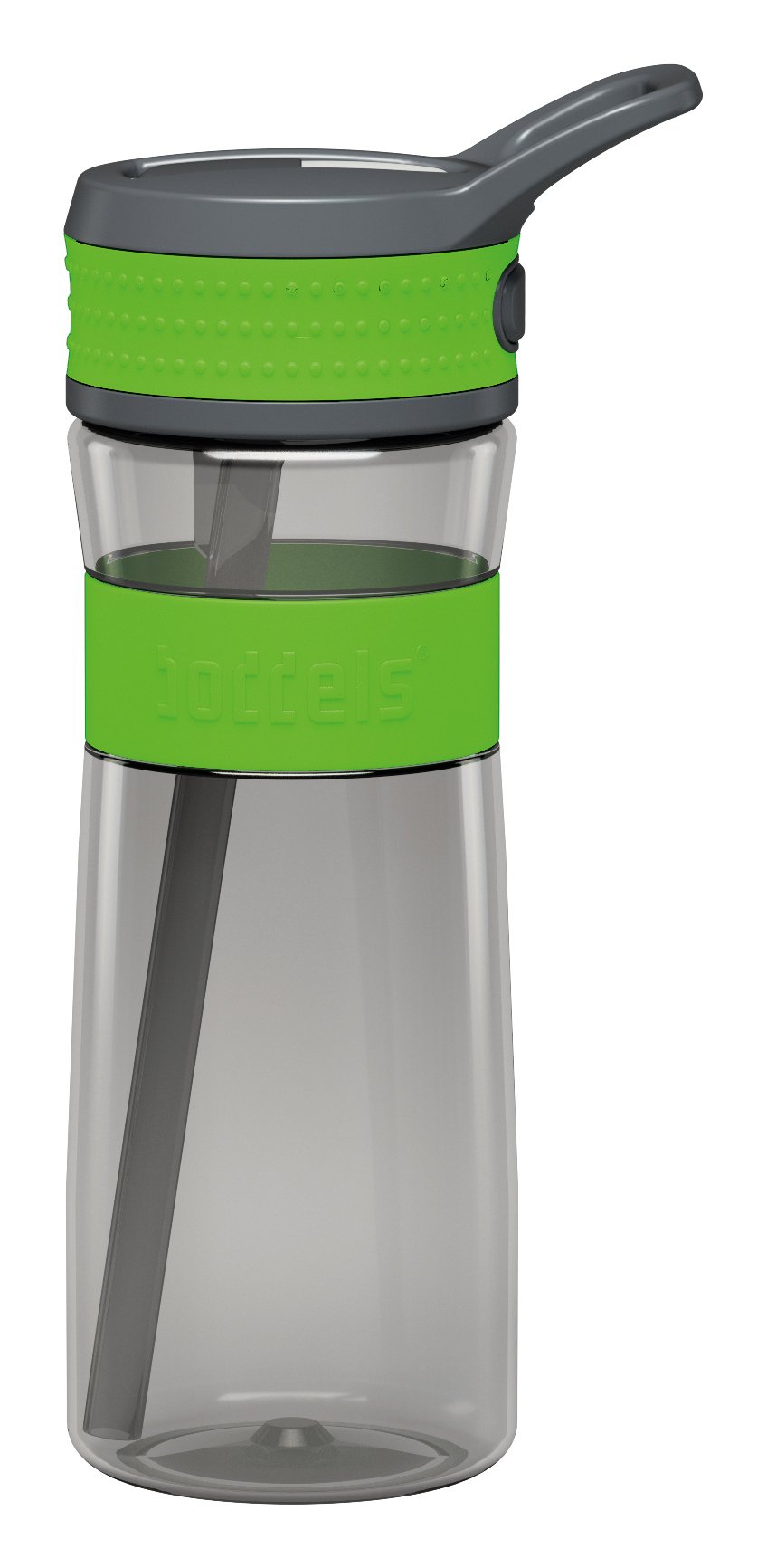 boddels Trinkflasche Een 600ml in Apfelgrün/Grau