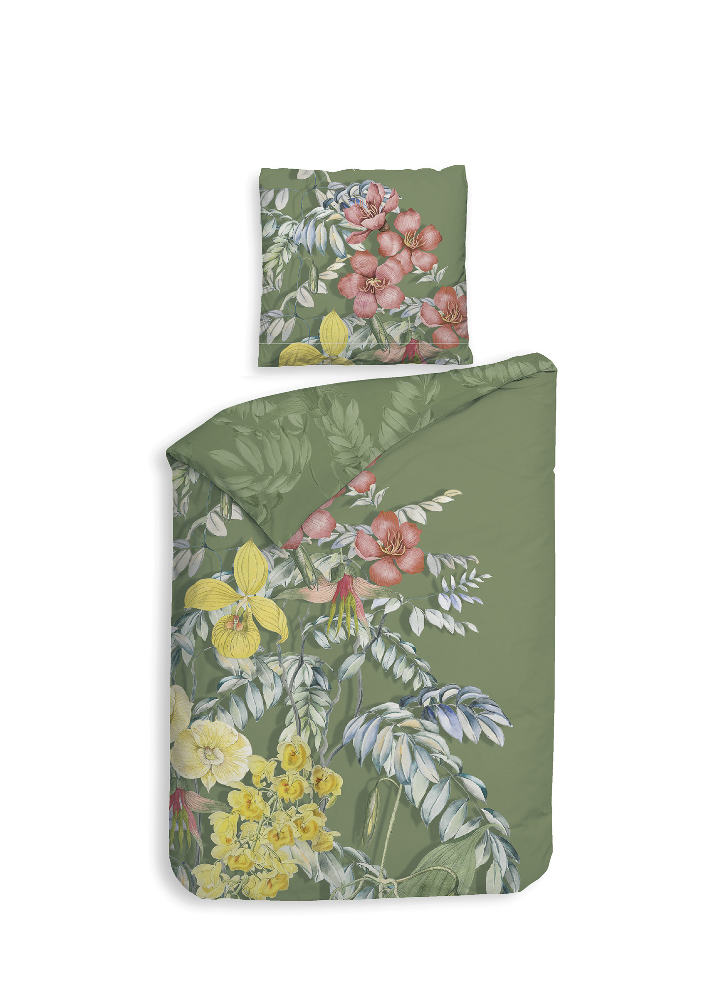 Heckettlane Bettwäsche ca. 155x220cm in Farbe Green