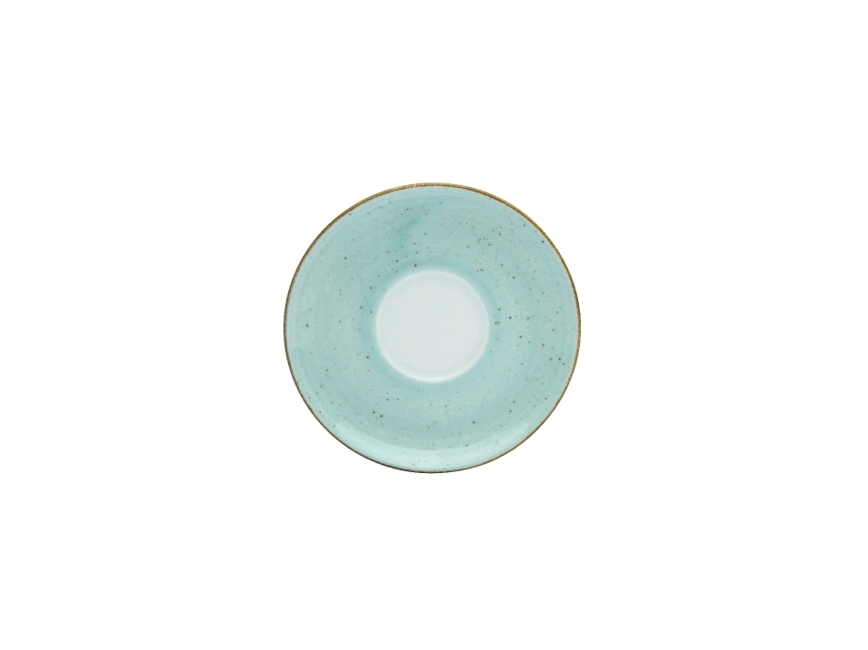 CreaTable Kaffeeuntere Vintage Nature in Farbe Aqua glänzend CreaTable Kaffeeuntere Vintage Nature in Farbe Aqua glänzend