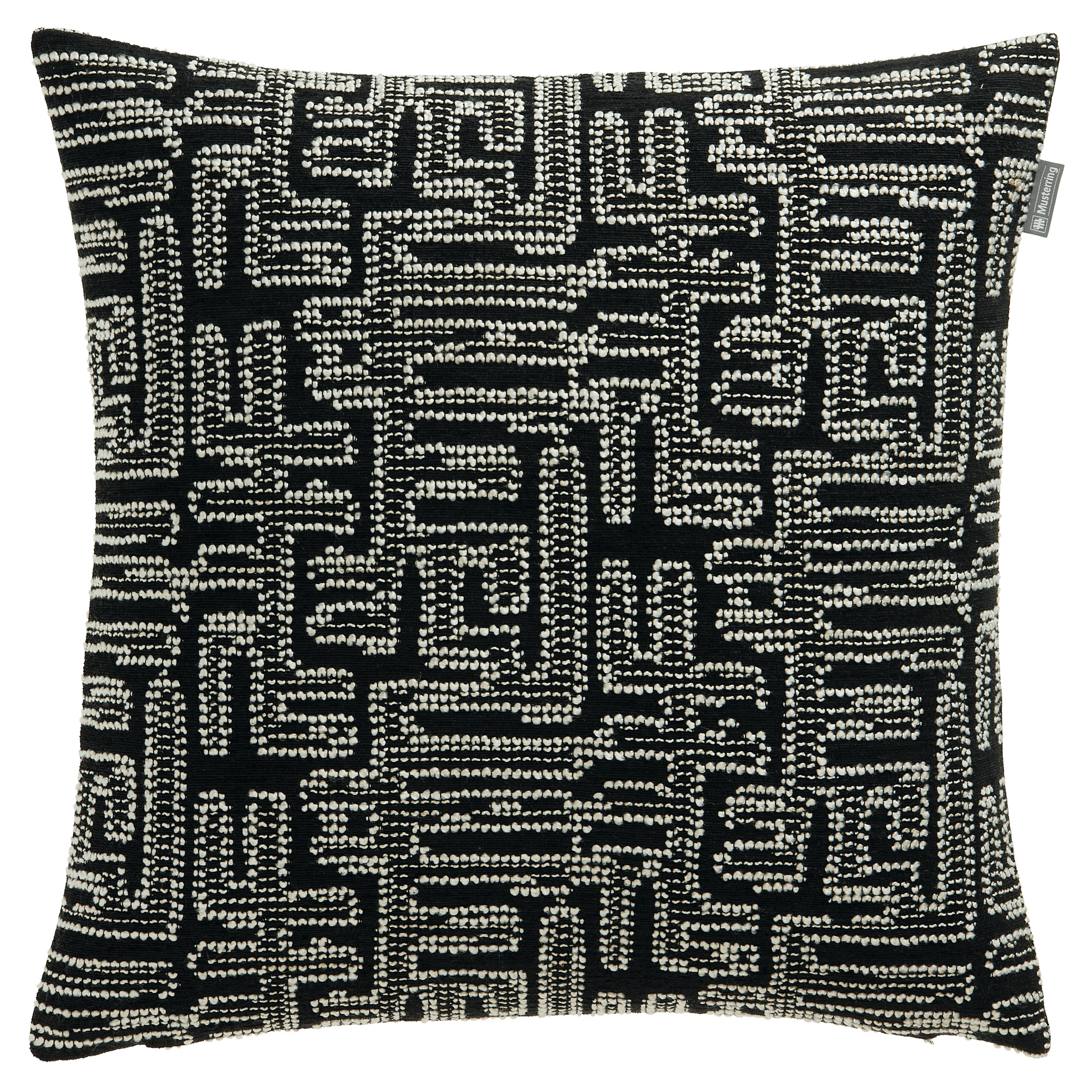 Musterring Zierkissenhülle MR-Twist ca. 45x45cm in Farbe schwarz, Kissen, Dekoration für Zuhause