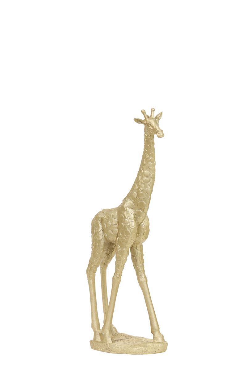 Light & Living Ornament GIRAFFE Hell gold