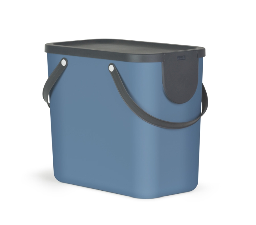 Rotho Recycling Müllsystem ALBULA in Farbe Horizon Blue Rotho Recycling Müllsystem ALBULA in Farbe Horizon Blue