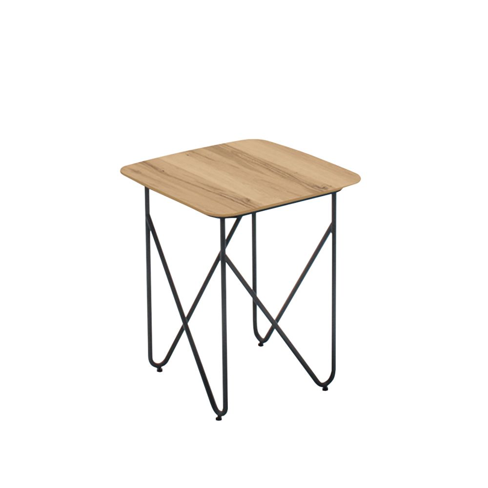 SCHÖNER WOHNEN-Kollektion Couchtisch SOLO ca. 43 x 43 cm, Höhe ca. 49 cm in Eiche rustico hell geölt