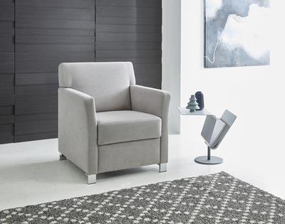 Sessel ZARAH in Grau Sessel ZARAH in Stoff blaugrau