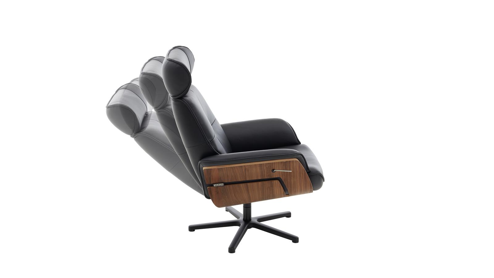 Hukla Comfortmaster Relaxsessel VS-HU1141 in Leder Torro schwarz Hukla Comfortmaster Relaxsessel VS-HU1141 in Leder Torro schwarz