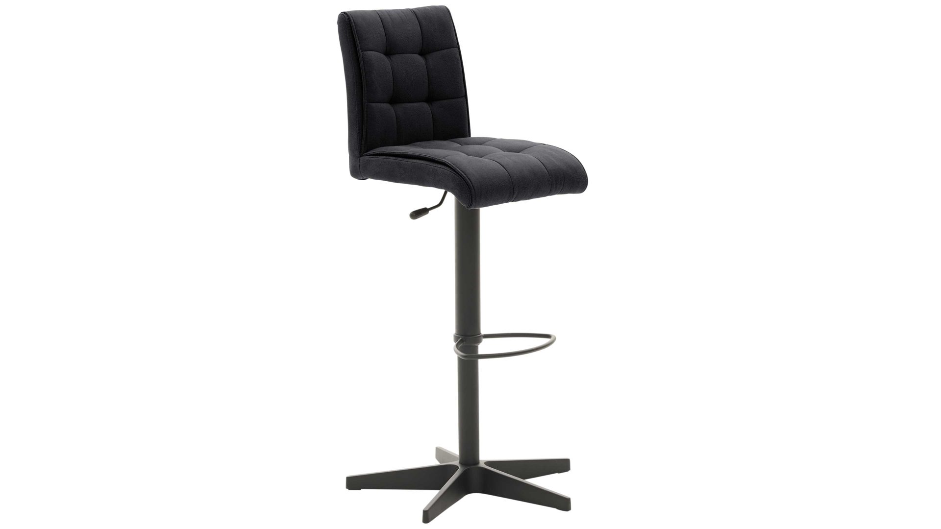 Interliving Barstuhl 5104 ca. 54x112x54cm in carbonschwarz