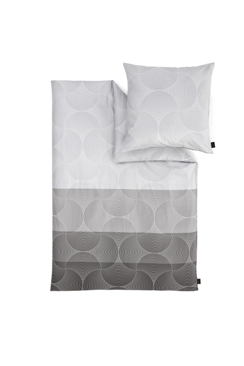 bugatti Satinbettwäsche 135x200cm in Farbe grau