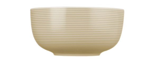 Seltmann Weiden Foodbowl 17,5cm Beat 3 Sandbeige , Schale, Tasse, Schüssel, Keramik, gestreift