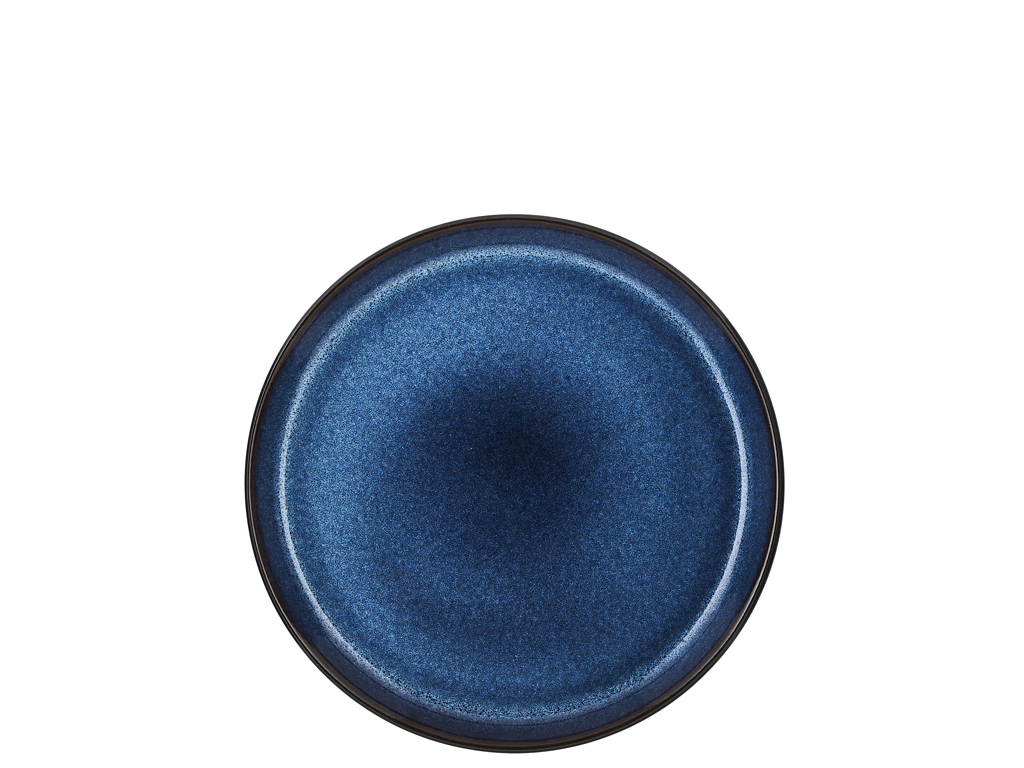 BITZ Teller 21 cm in Farbe schwarz/dunkelblau
