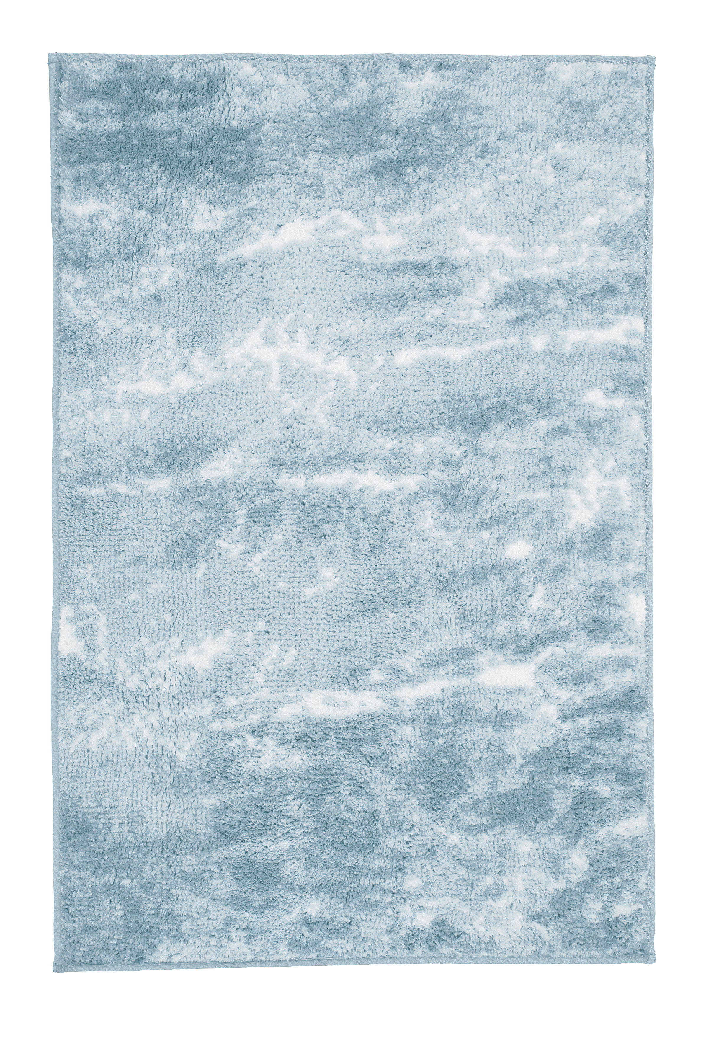 Kleine Wolke Badteppich NEVOA ca. 60x90cm in Farbe Hellblau