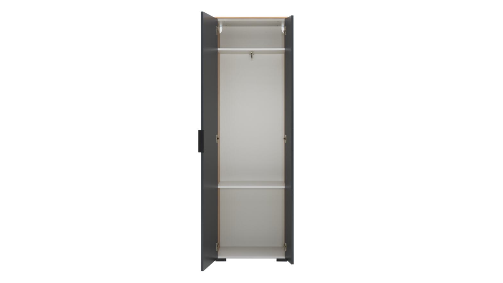 Kleiderschrank in Front anthrazit lack 19