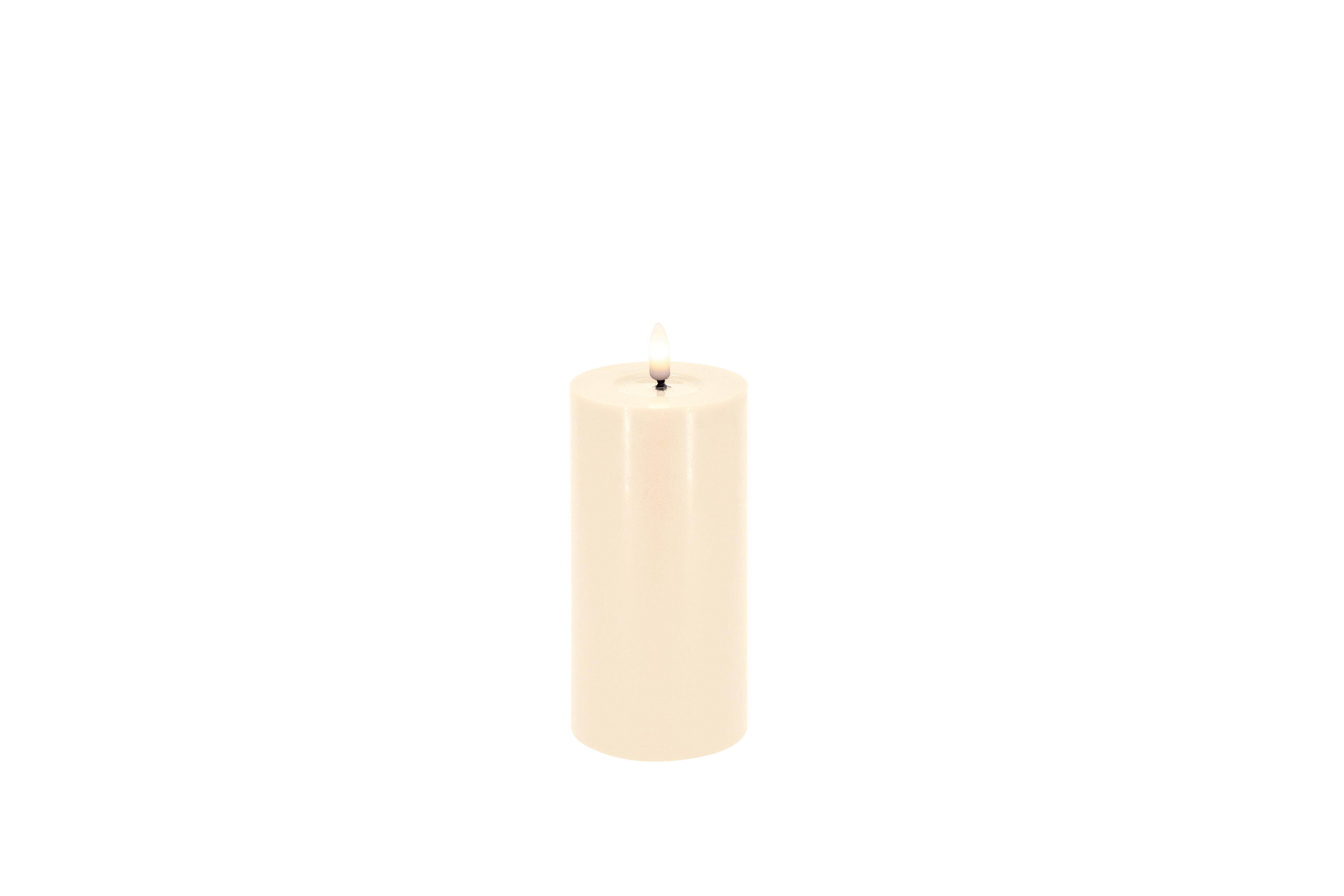 LED-Stumpenkerze Winter LED STUMPENKERZE in Beige L.C. Wholsaler LED Stumpenkerze LED Stumpenkerze in