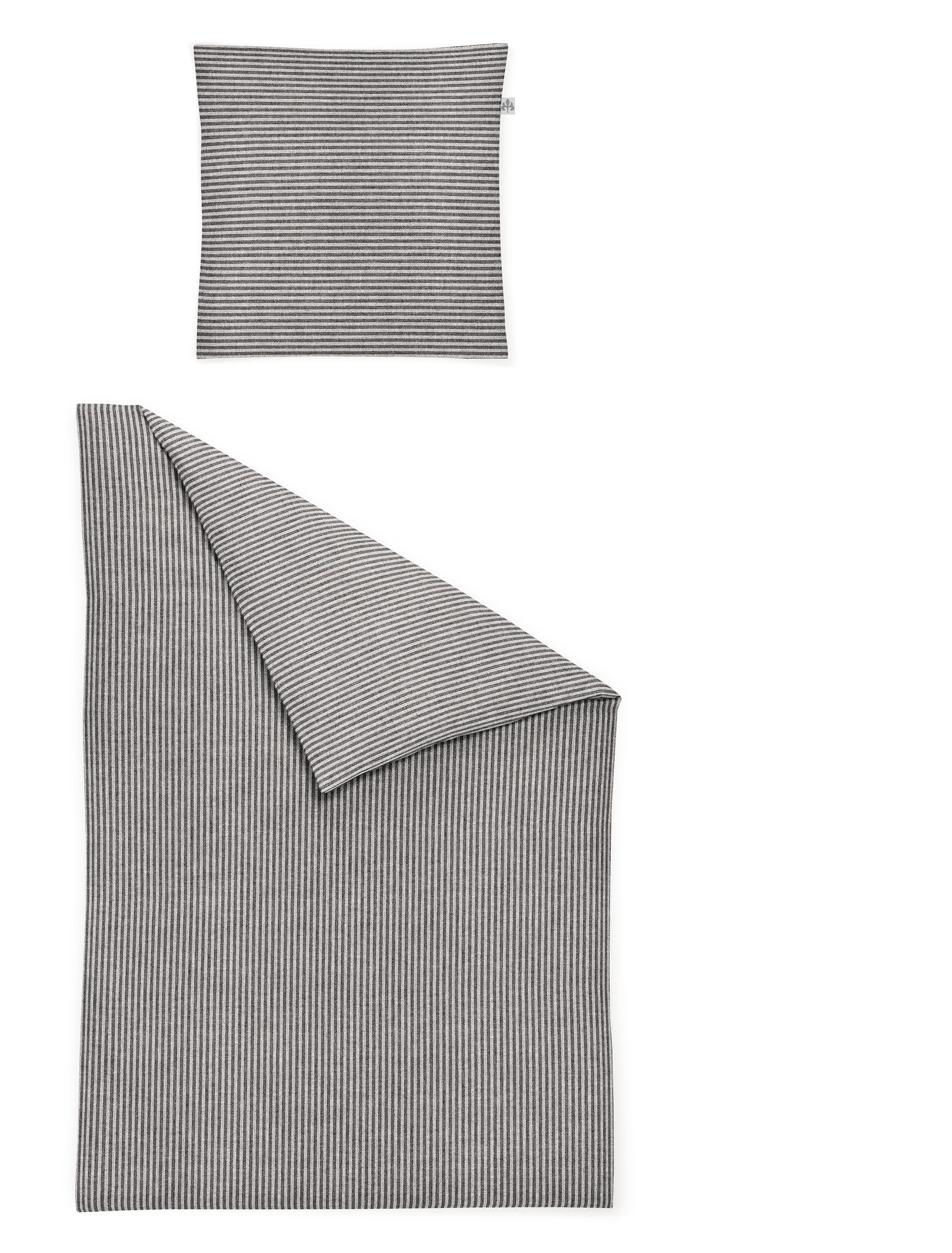 Irisette Bettwäsche MINK ca. 155x220 cm in Farbe silber