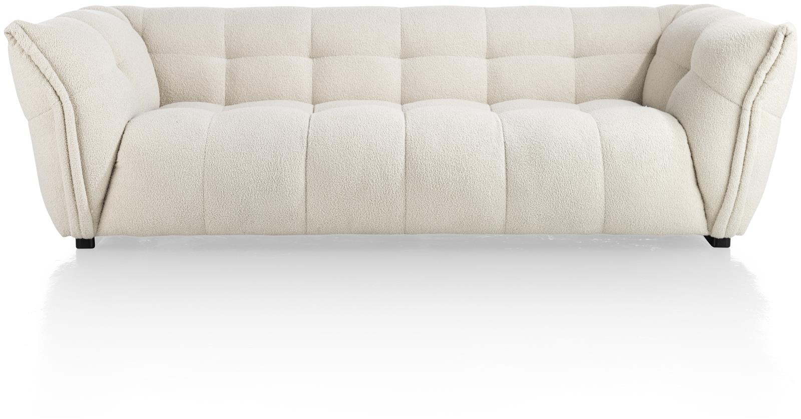 XOOON Sofa 3-sitzig BELLAGIO in Stoff Avicci creme