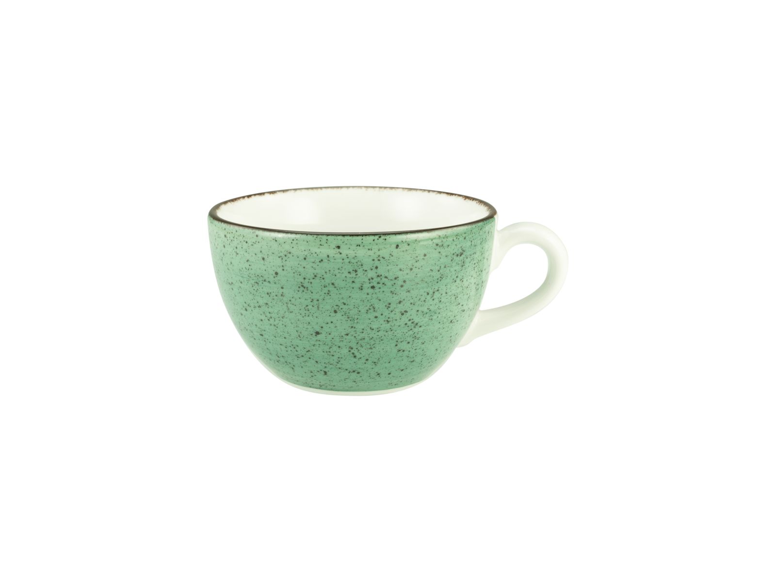 CreaTable Cappuccinoobere Vintage Nature in Farbe Grün glänzend