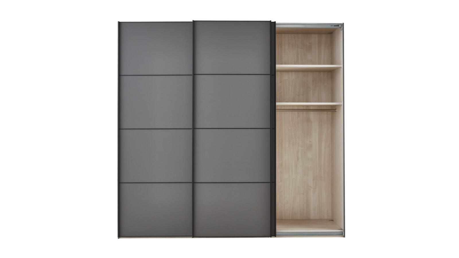 Wiemann Schwebetürenschrank PHOENIX ca. B250 H217 T67 cm in Front/Korpus Lava Dekor, Wandschrank, Mobiliar, Garderobe, Schrank, Kabinett