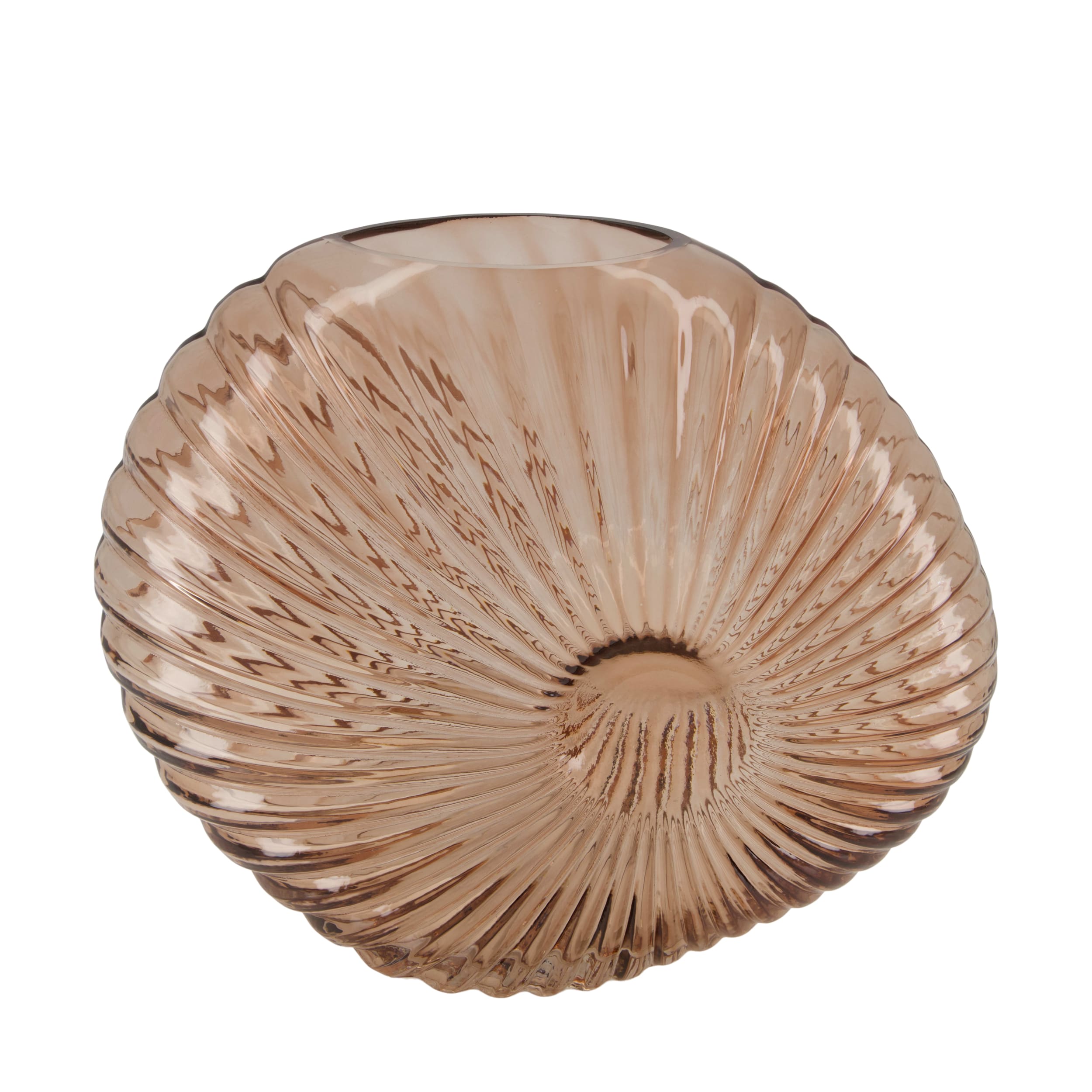 Dijk Natural Collections Vase in Farbe altrosa, Töpferei, Schüssel, Muschel, Leben im Meer