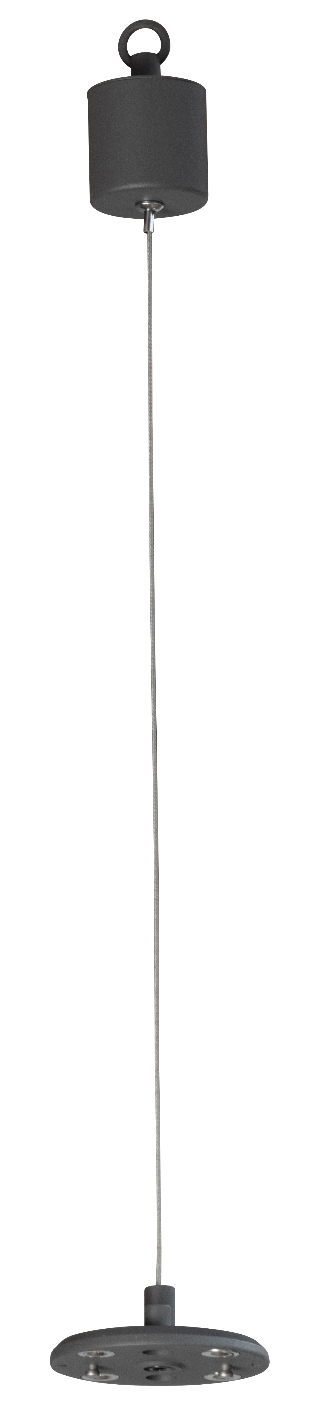 Pendelhalterung MIX & MATCH 2 in Metall sandgrau, Lampe, Lampenschirm