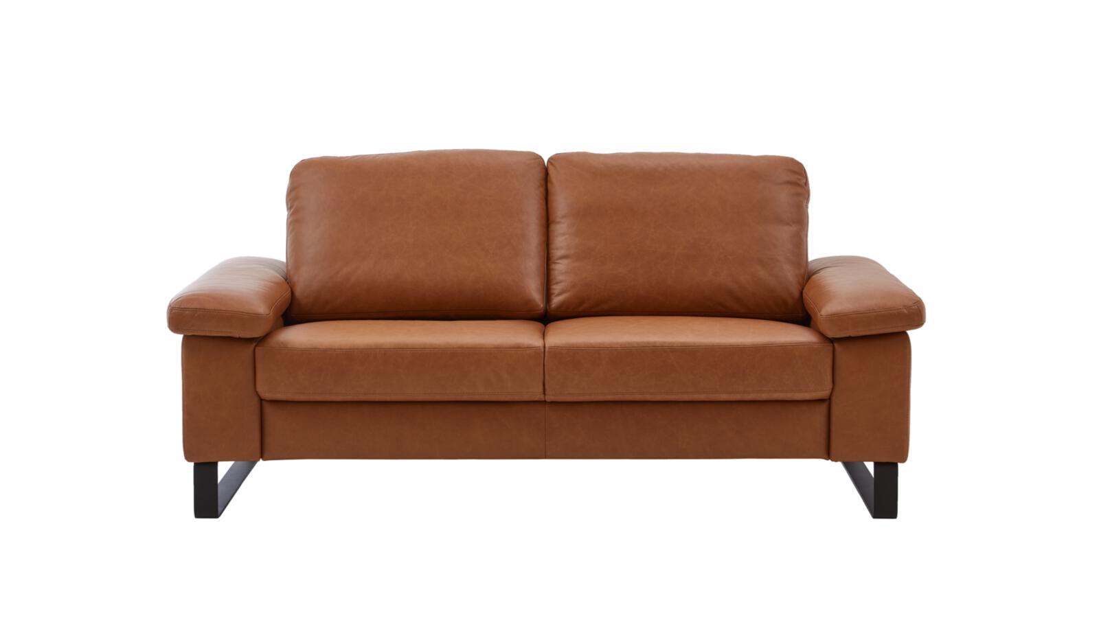 Sofa 2,5-sitzig COAST PREMIUM in Leder Vicenza cognac