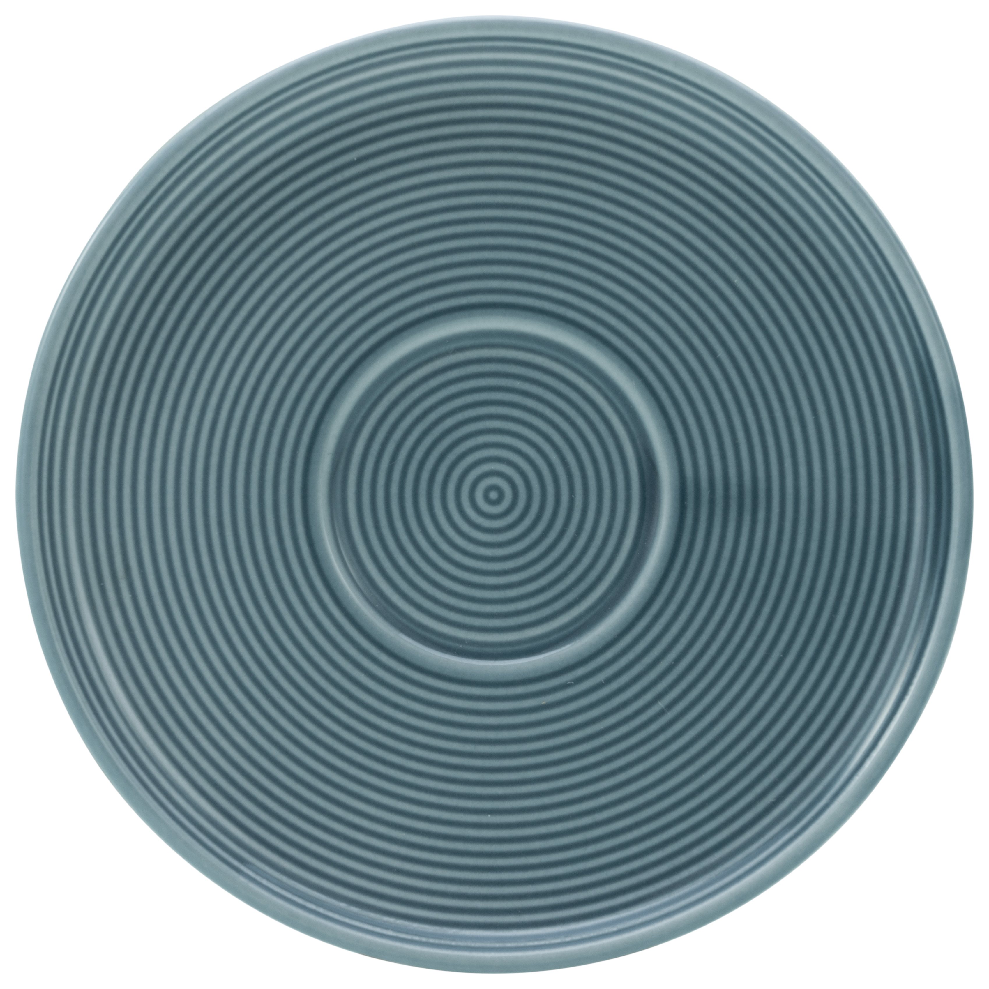 CreaTable Untertasse Session in Farbe Blau glänzend CreaTable Untertasse Session in Farbe Blau glänzend, Dekoration für Zuhause, Spirale, Teppich, Spule, Teller