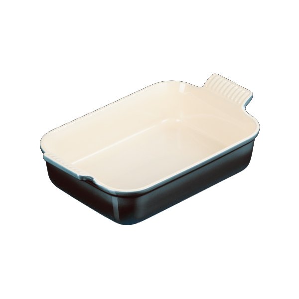 Le Creuset Auflaufform Tradition 26cm in Farbe schwarz Le Creuset Auflaufform Ø ca. 26cm Schwarz Glänzend