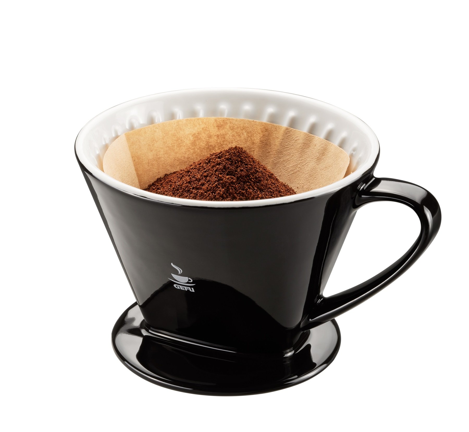 GEFU Kaffeefilter Stefano schwarz/weiß