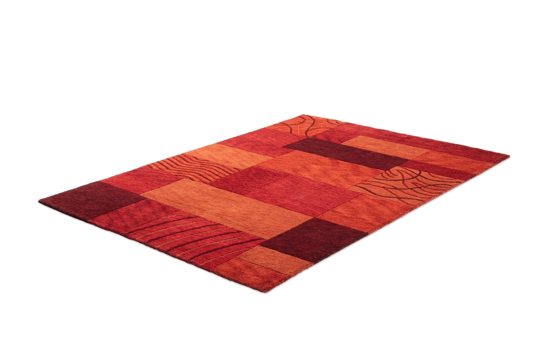 Theo Keller Teppich Domas ca. 170x240cm in Farbe Red Theo Keller Teppich Domas ca. 170x240cm in Farbe Red