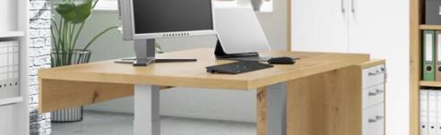 Tischplatte BIG PROFI DESK in Holzfarben Mäusbacher Tischplatte BIG PROFI DESK B/H/T ca.180x16x80cm in Asteiche Dekor