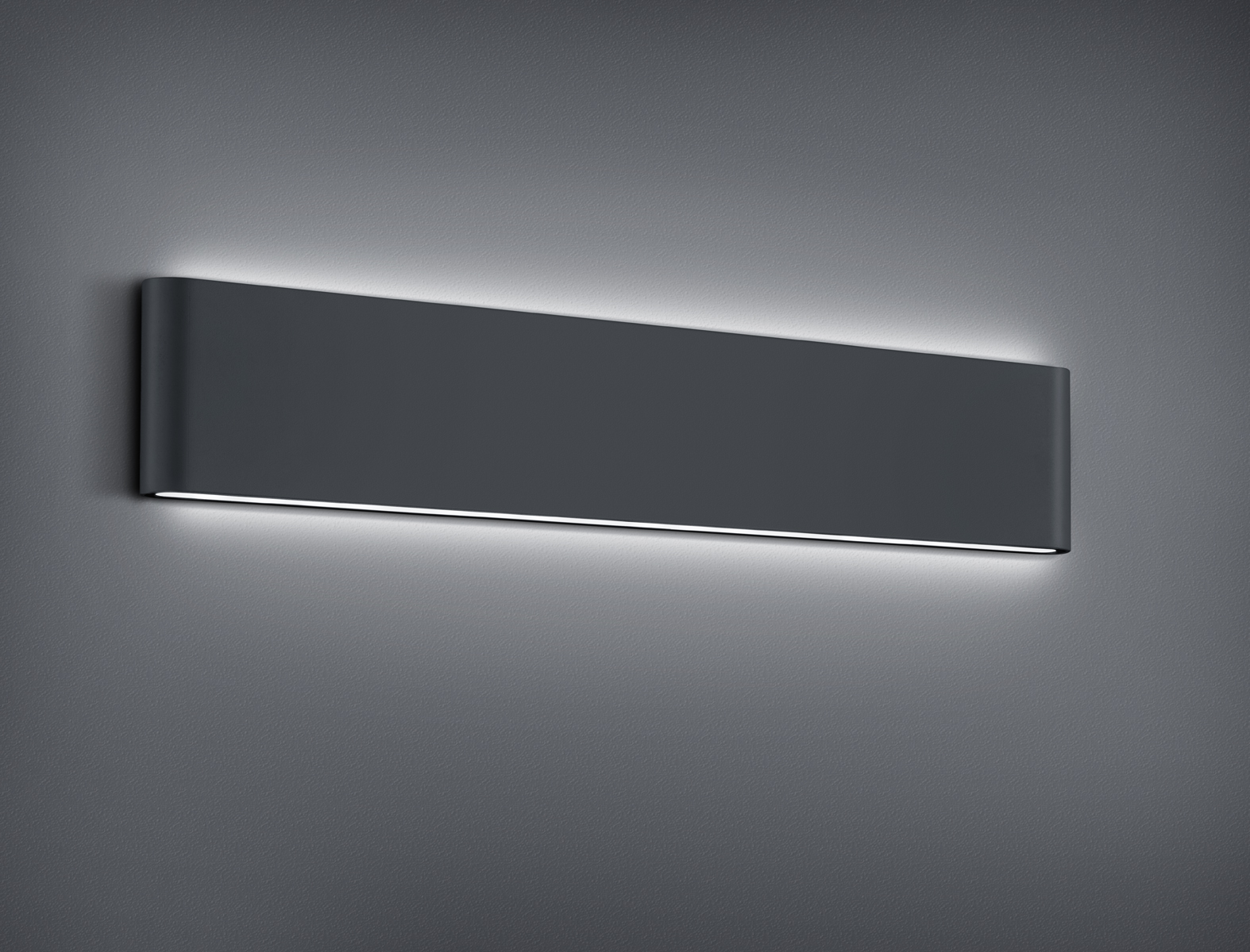 Trio LED-Wandleuchte THAMES II 2-flammig in Farbe anthrazit Trio LED-Wandleuchte THAMES II 2-flammig in Farbe anthrazit