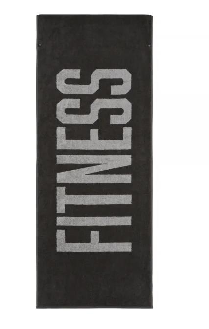 Frottiertuch Fitness 50x130 cm in metal Frottiertuch Fitness 50x130 cm in metal, Fitness, Mat, Yoga, Tuch, Aufdruck