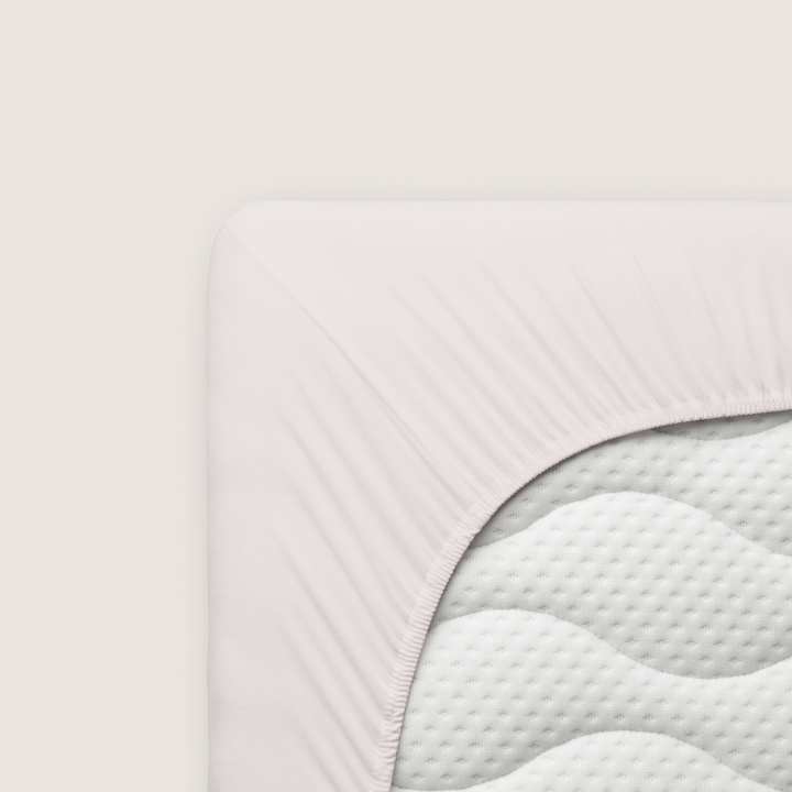 Schlafgut Casual Spannbettlaken ca. 90x190-100x200cm in Farbe Sand Light