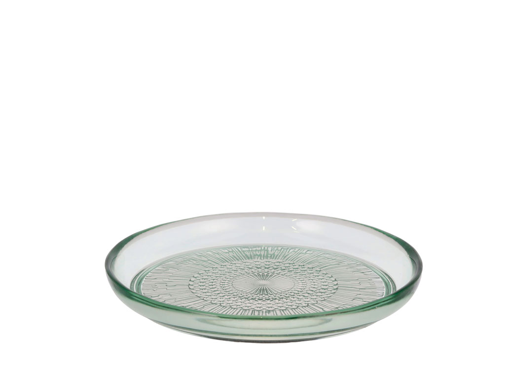 BITZ Glasteller 18 cm in Farbe grün
