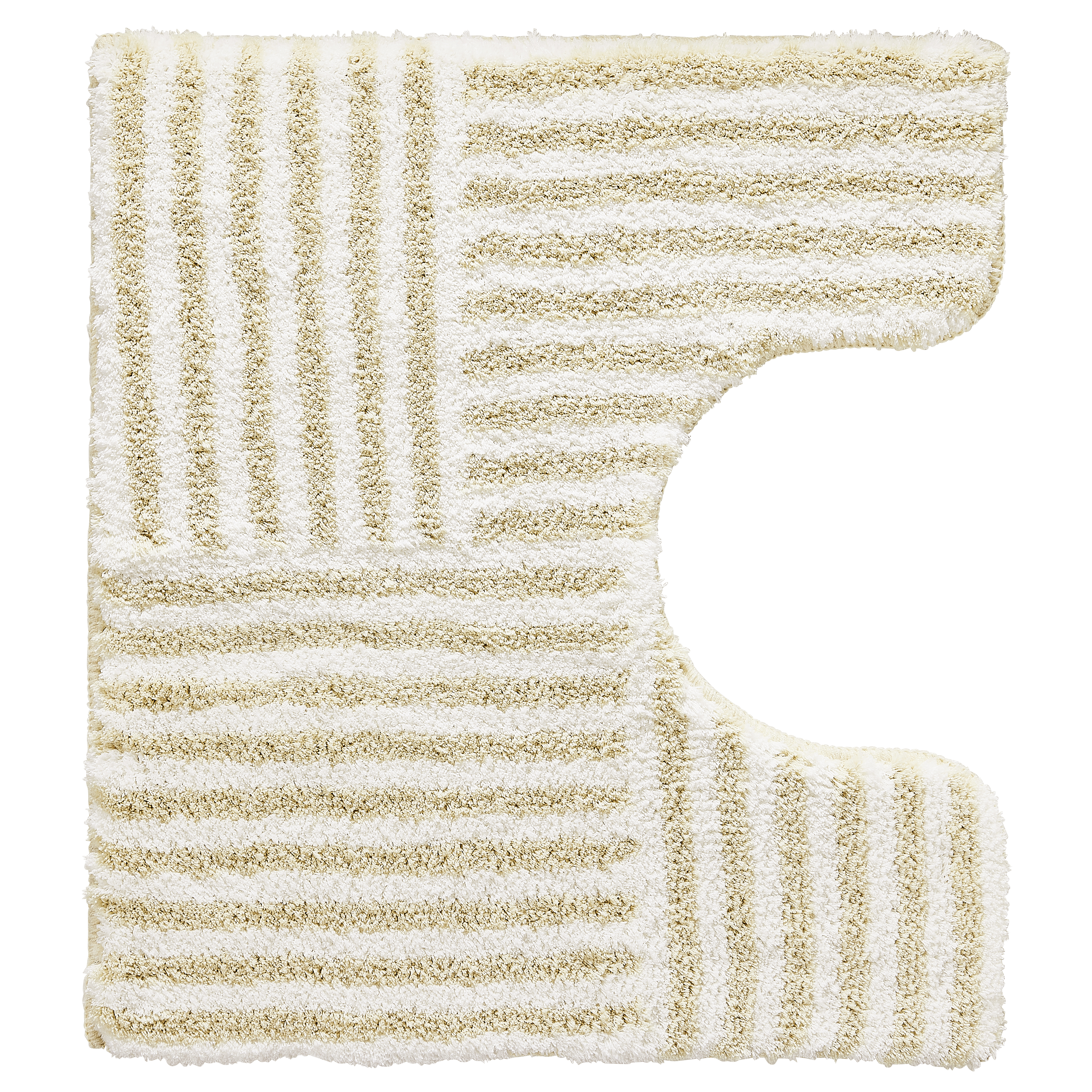 Kleine Wolke WC-Vorleger CHELSEA ca. 55x50cm in Farbe Sandbeige