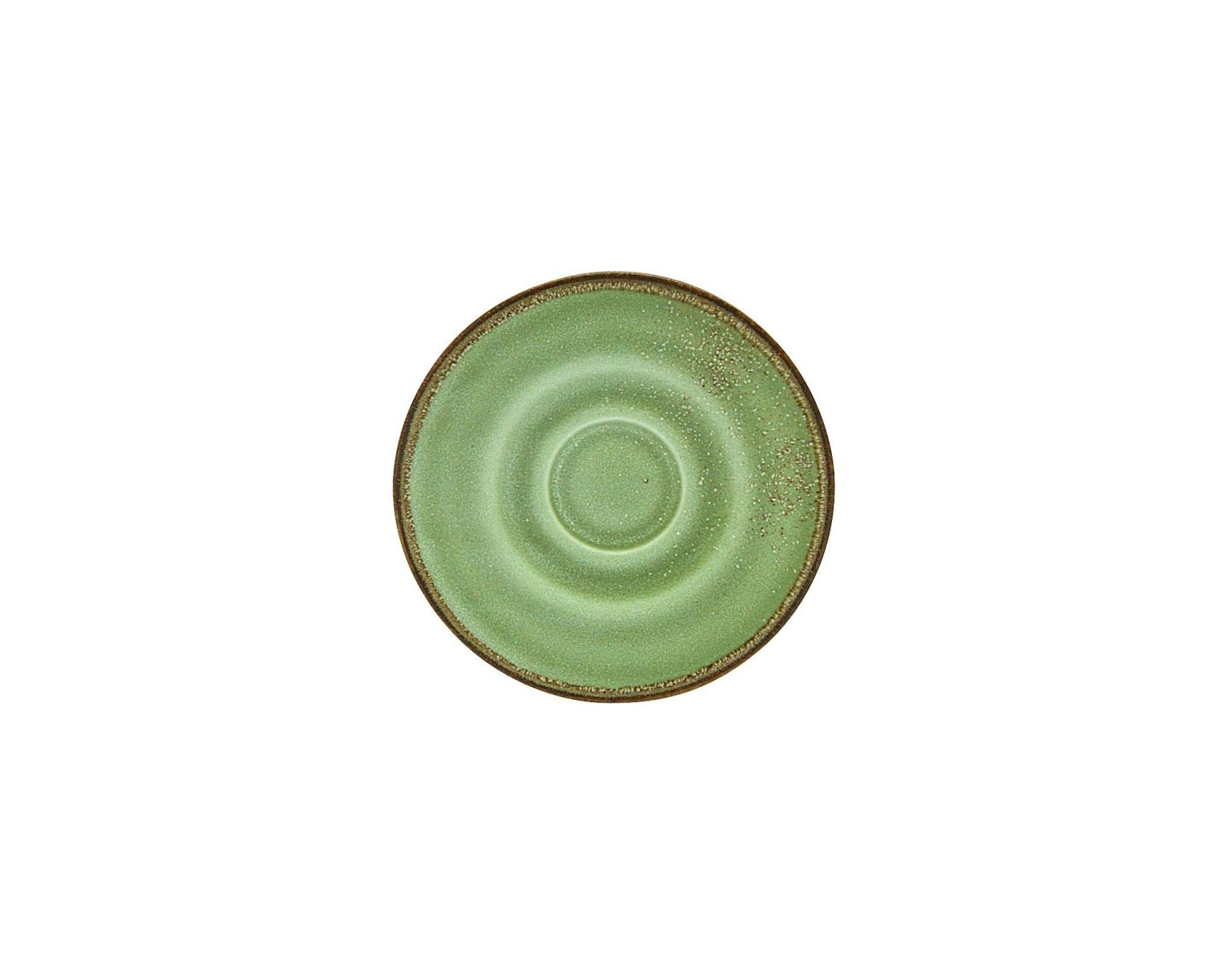 CreaTable Untertasse Nature Collection in Farbe Green glänzend